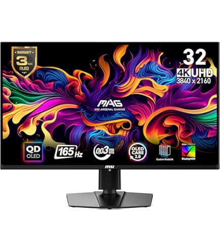 Amazon.co.jp: MSI MAG 321UPX QD-OLED、32インチ 4K UHD Quantum Dot